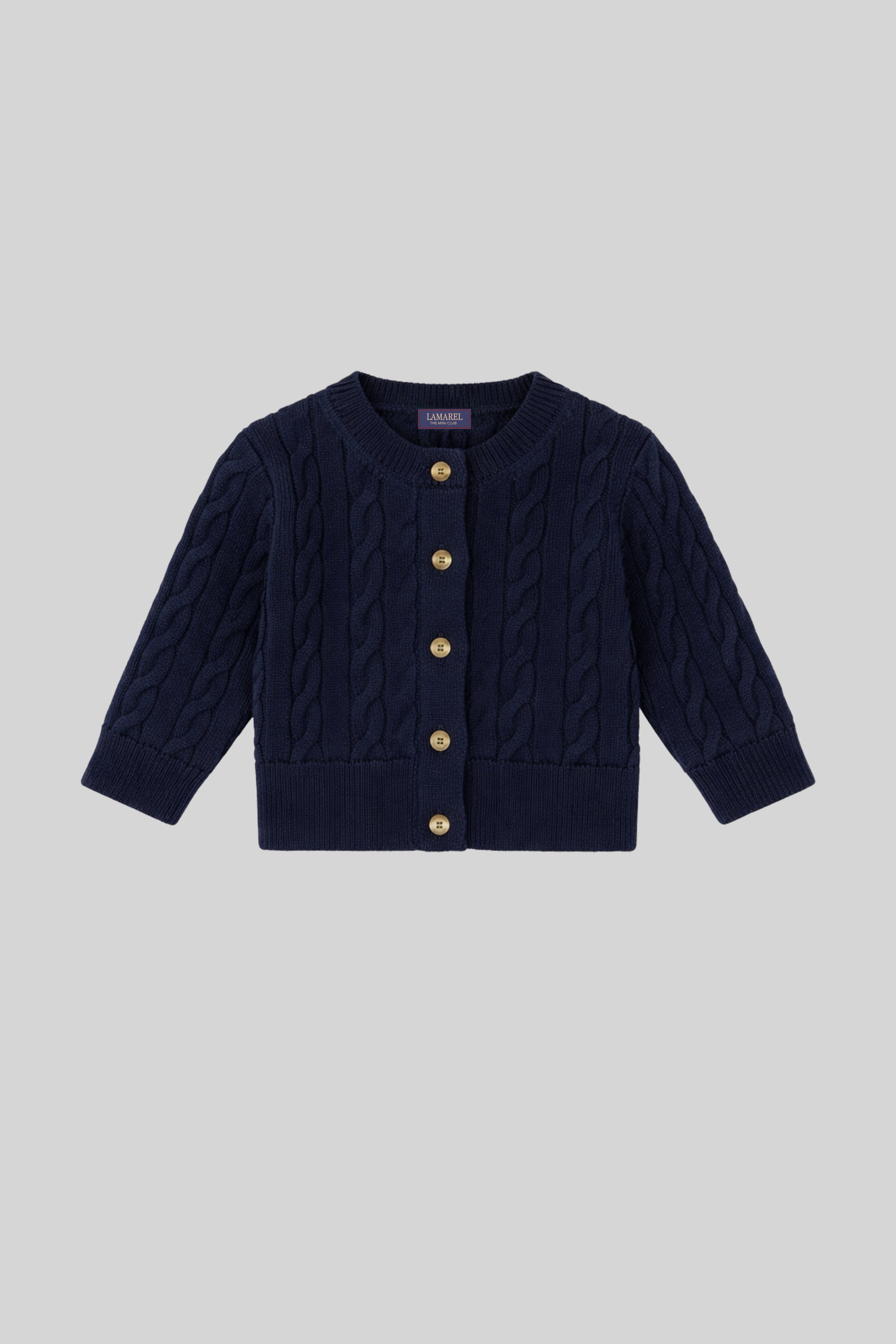 MINI CABLE-KNIT CARDIGAN