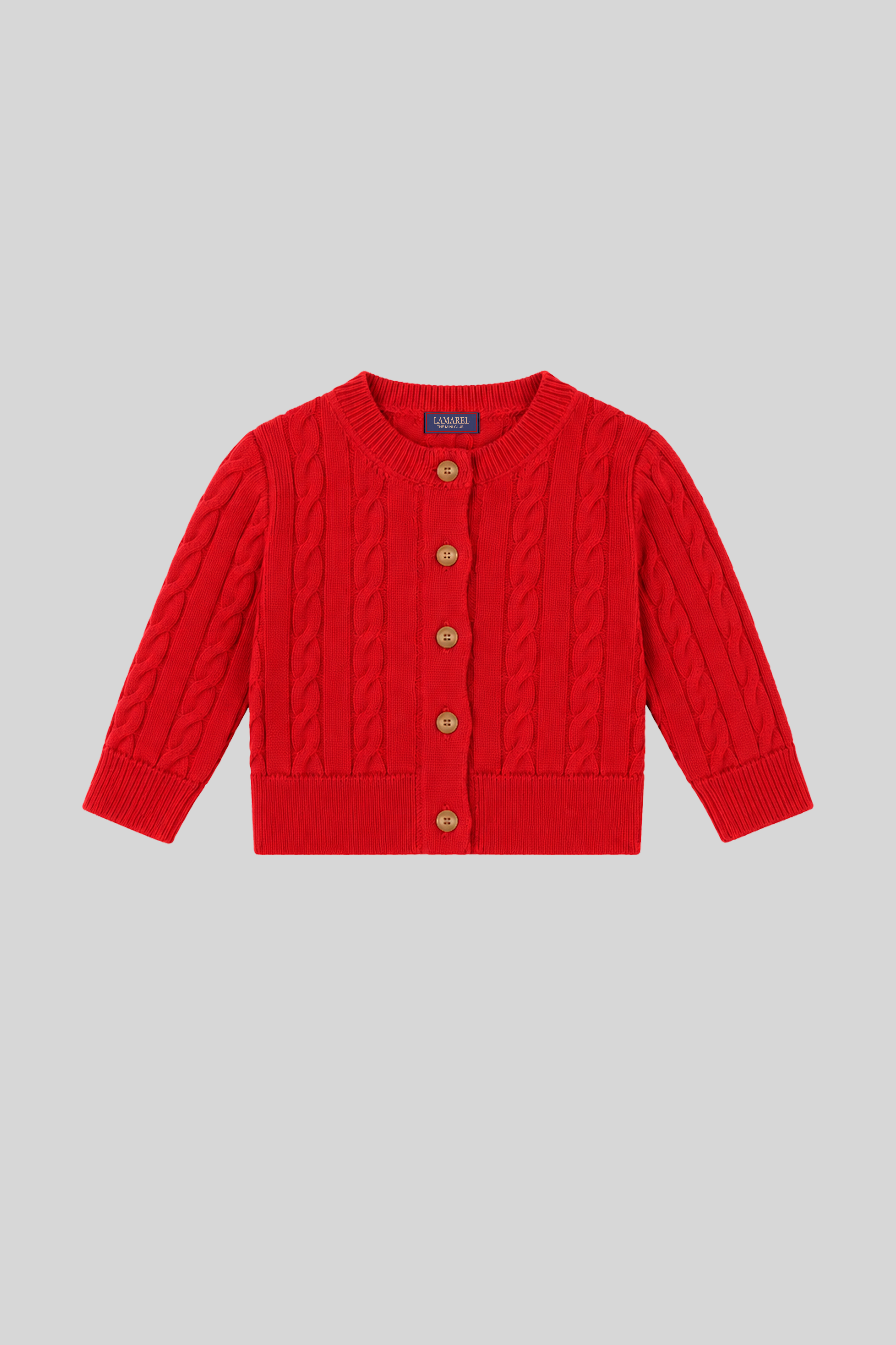 BABY CABLE-KNIT CARDIGAN