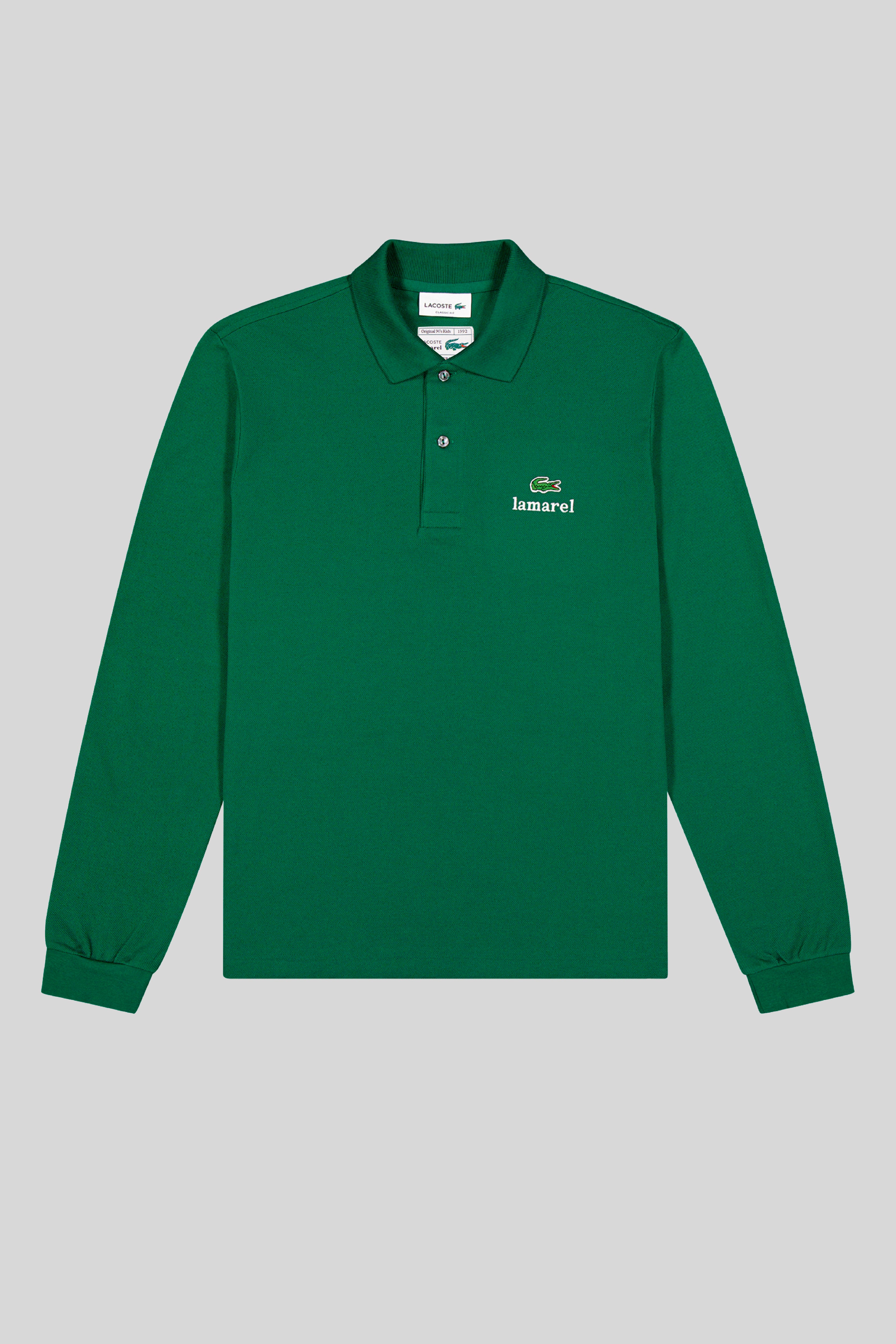 LACOSTE X LAMAREL LONG SLEEVED POLO SHIRT