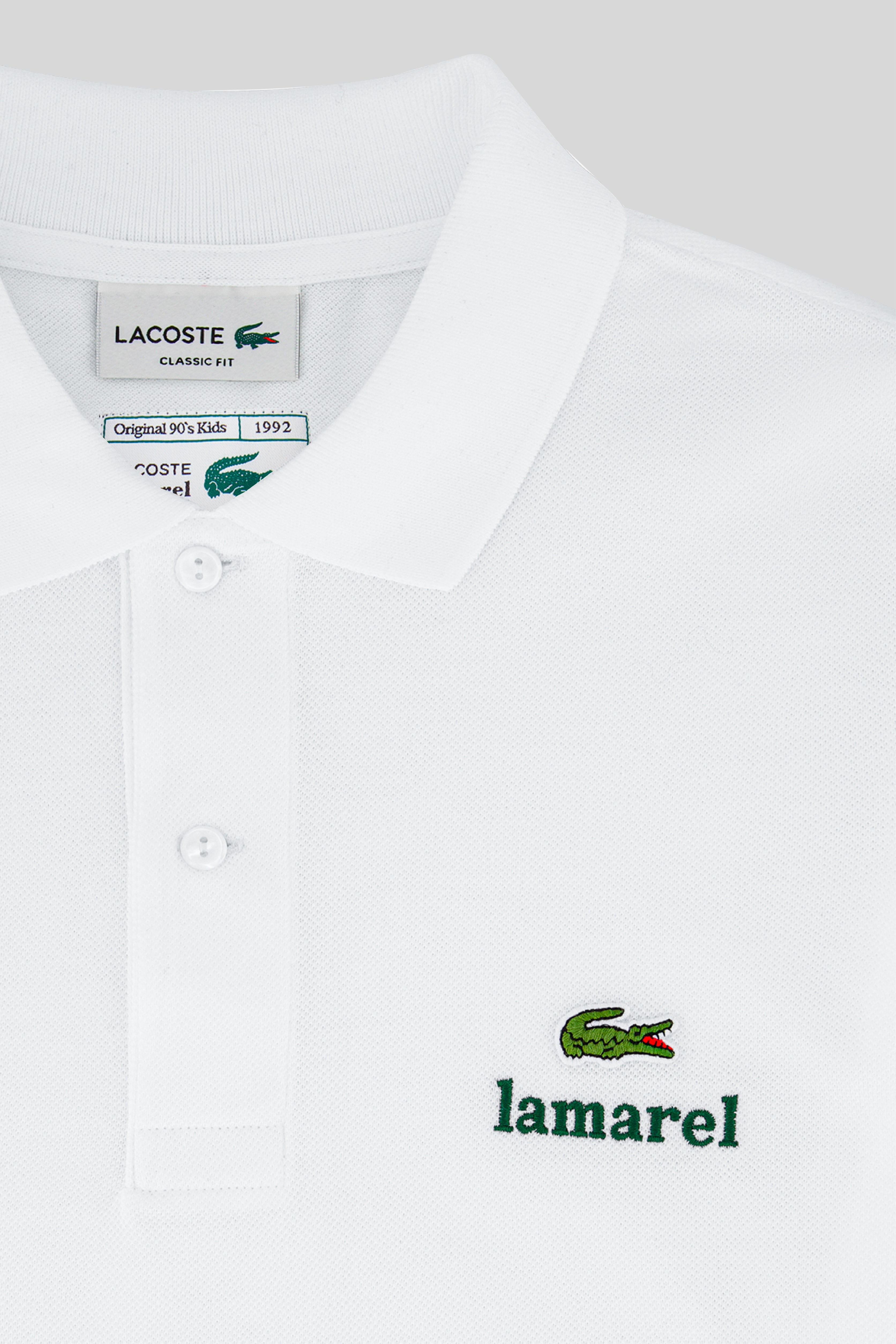 LACOSTE X LAMAREL LONG SLEEVED POLO SHIRT