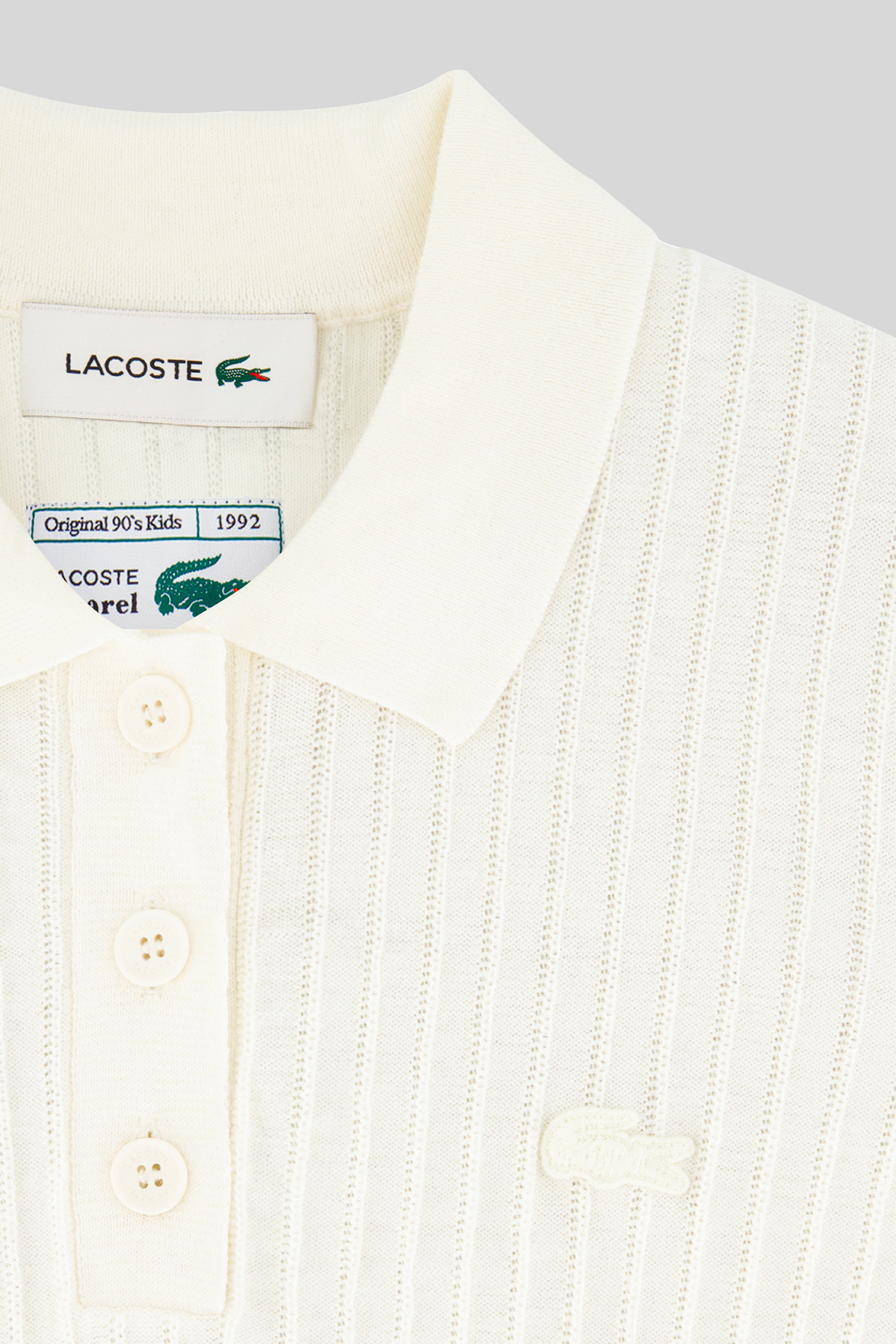 LACOSTE X LAMAREL RIBBED POLO
