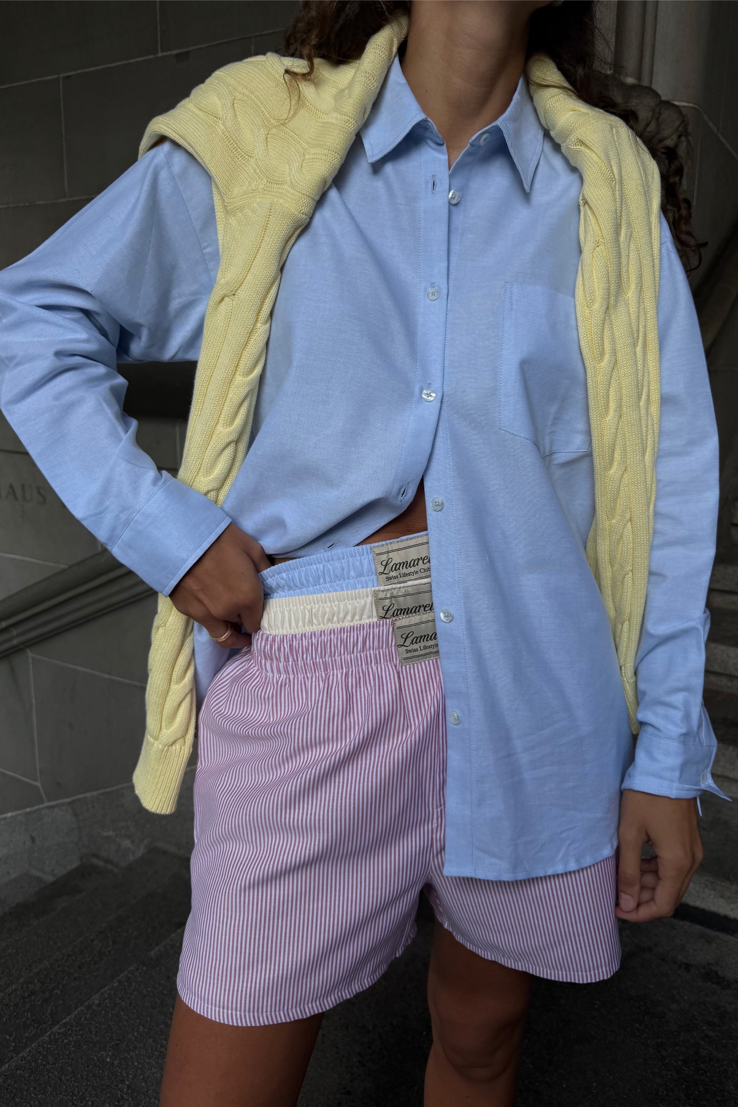 BUTTONED BOXERSHORTS