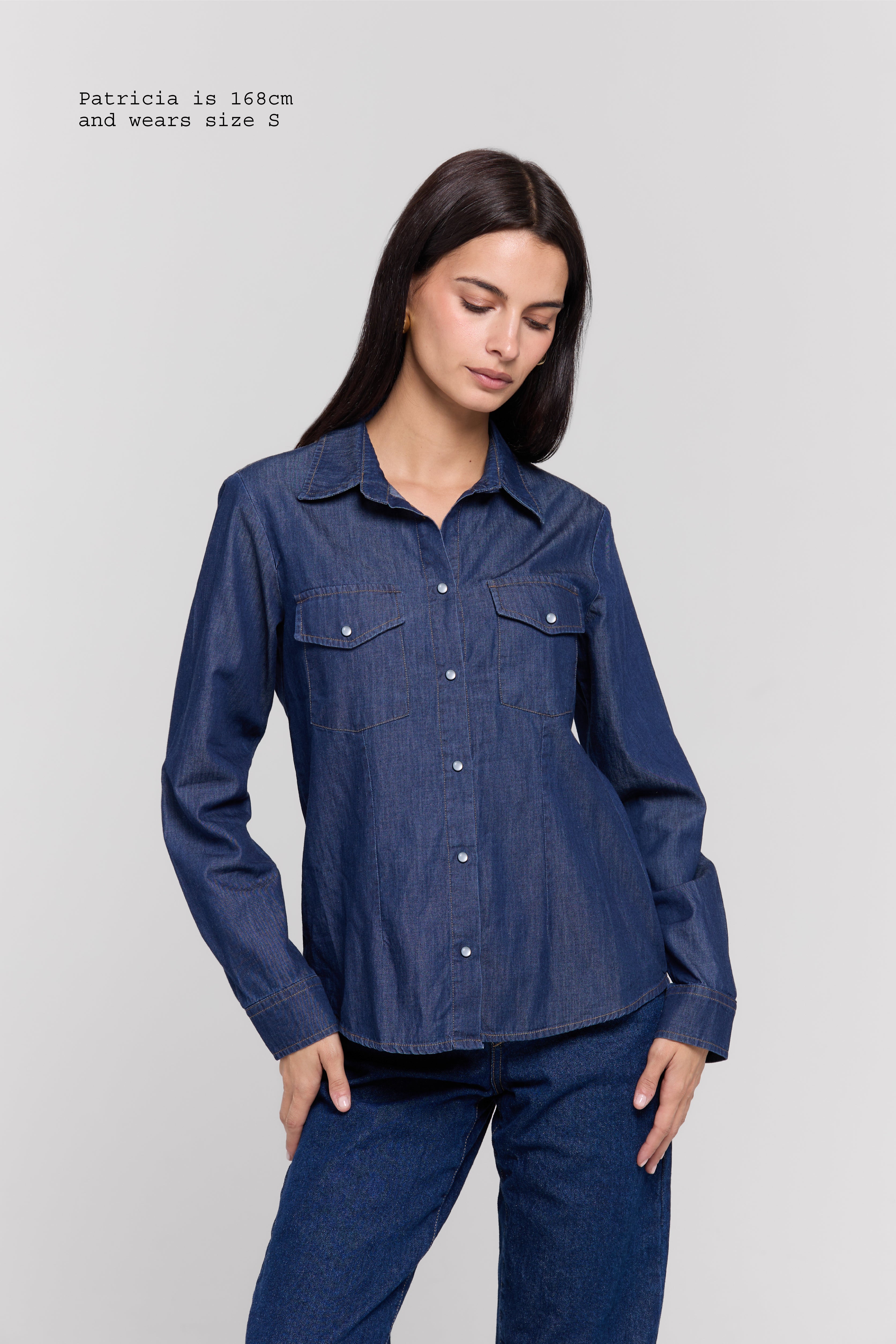 DENIM SLIM SHIRT