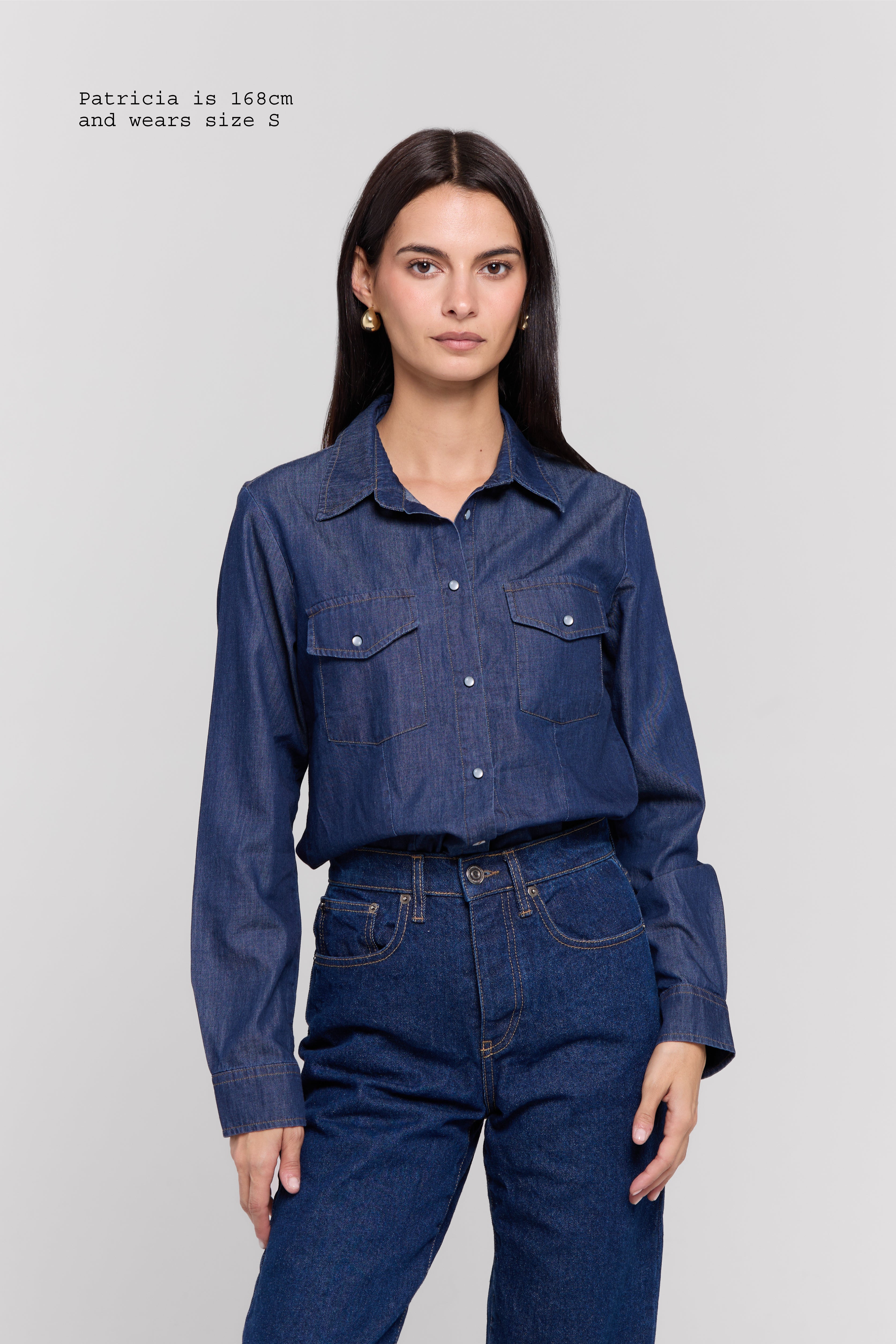 DENIM SLIM SHIRT