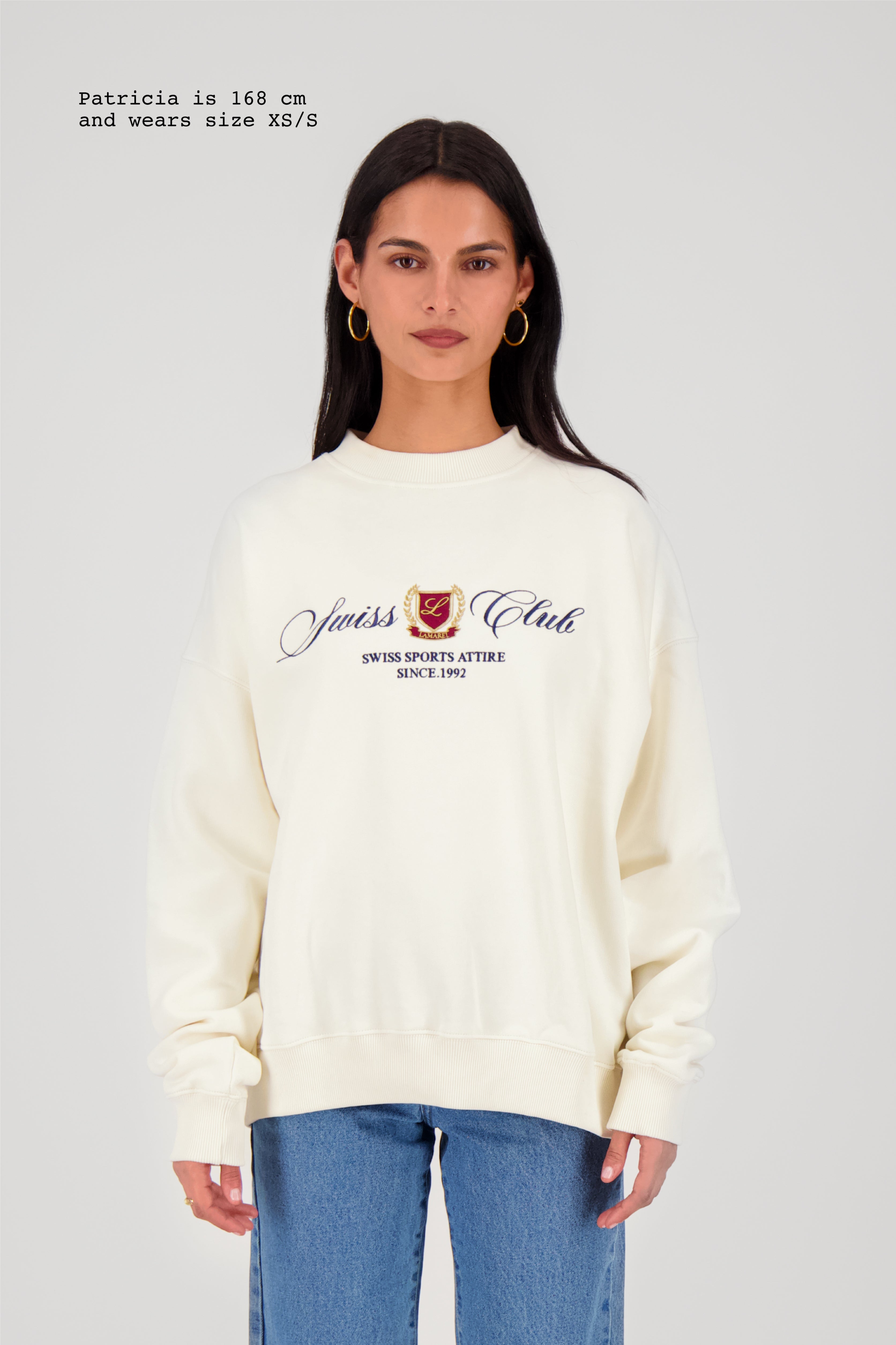 SWISS CLUB OVERSIZED SWEATER