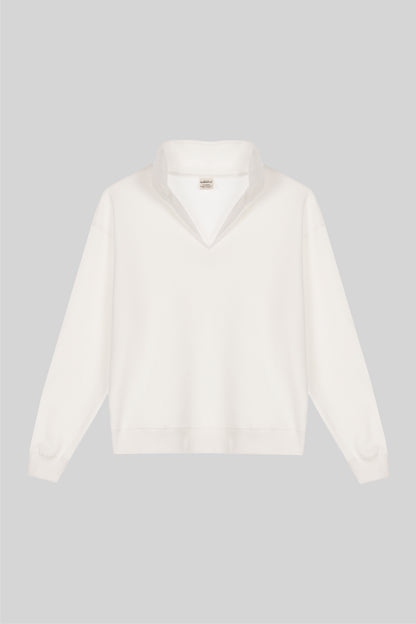 V-NECK SWEATER NO FLEECE