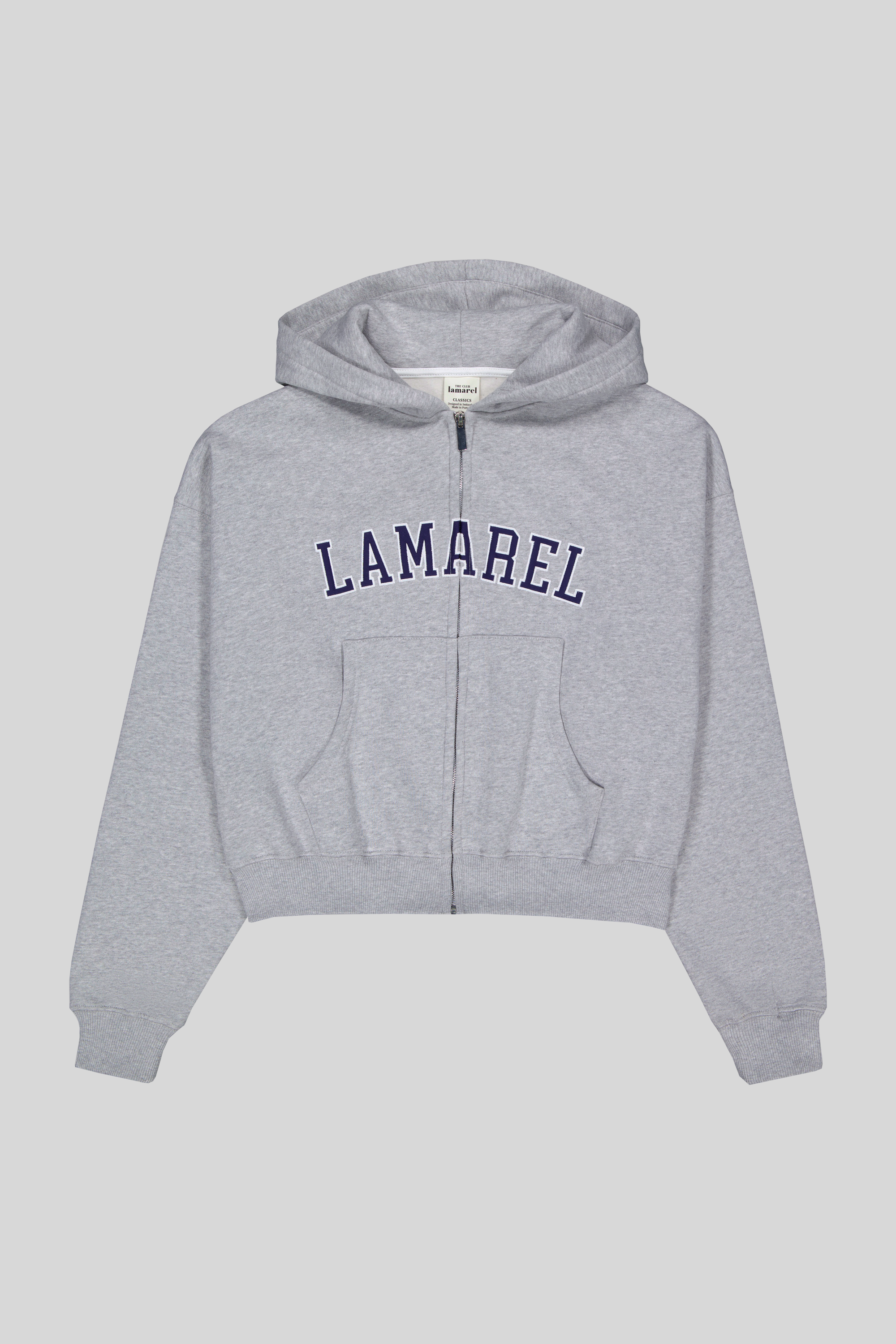 ZIP CROPPED HOODIE