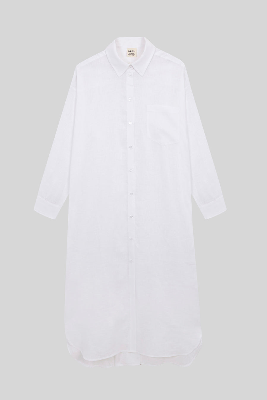 LINEN SHIRT DRESS