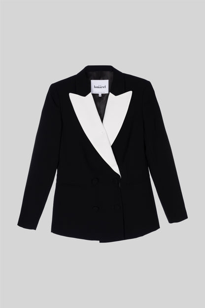 BLACK & WHITE BLAZER