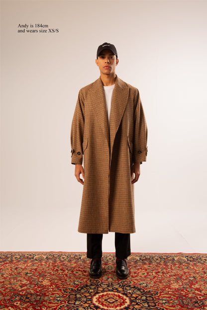 WRAP COAT WOOL