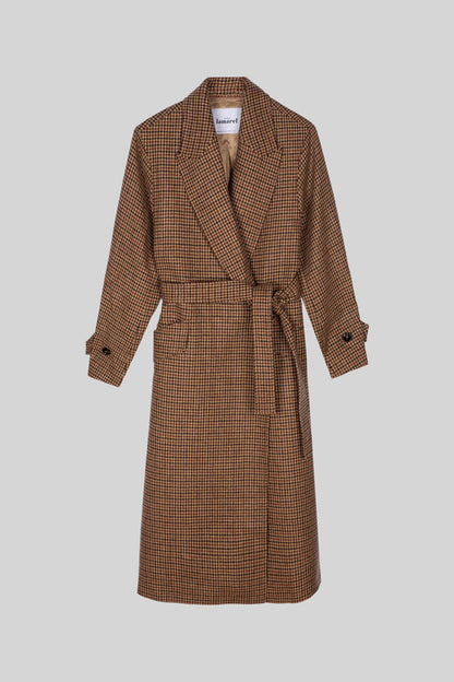 WRAP COAT WOOL