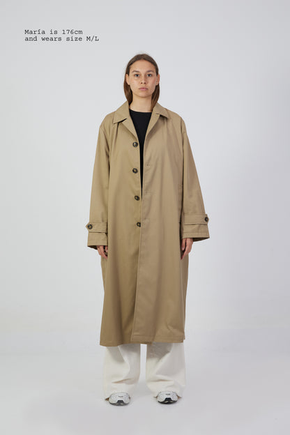 KHAKI TRENCH COAT