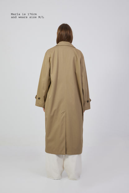 KHAKI TRENCH COAT