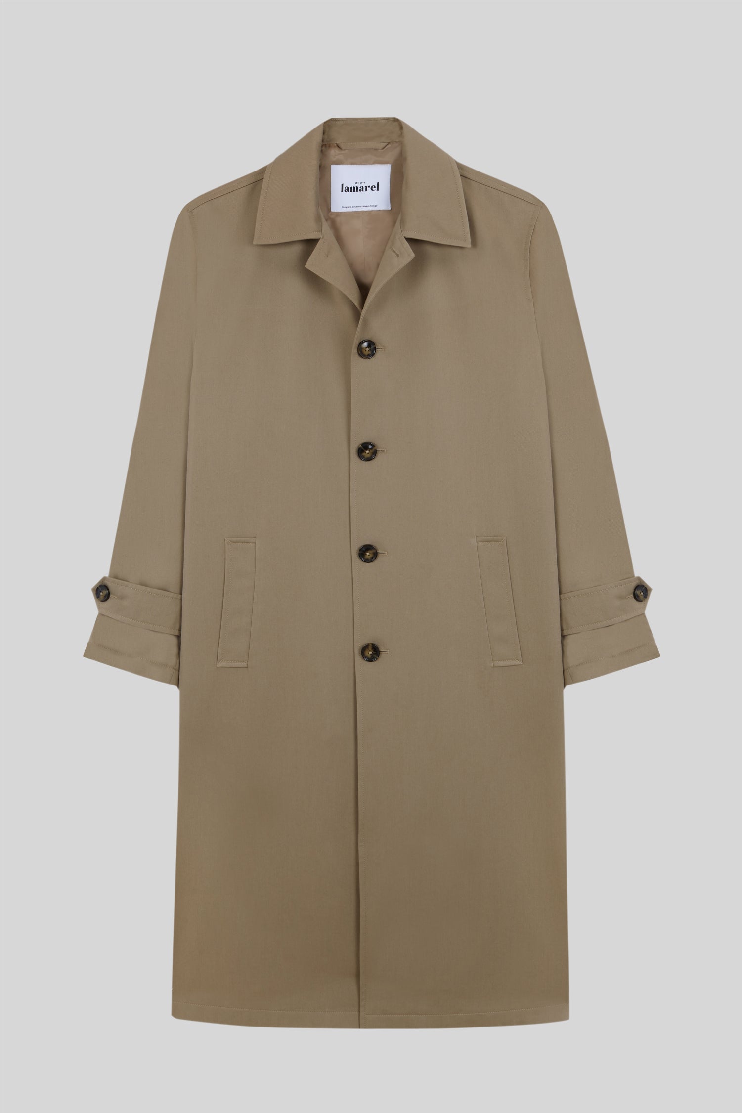 Khaki burberry trench coat best sale