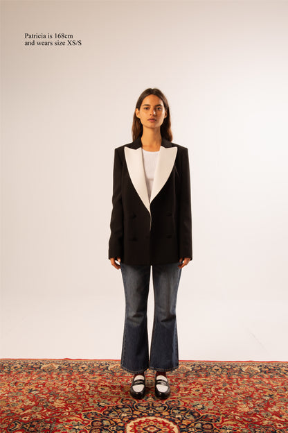BLACK & WHITE BLAZER